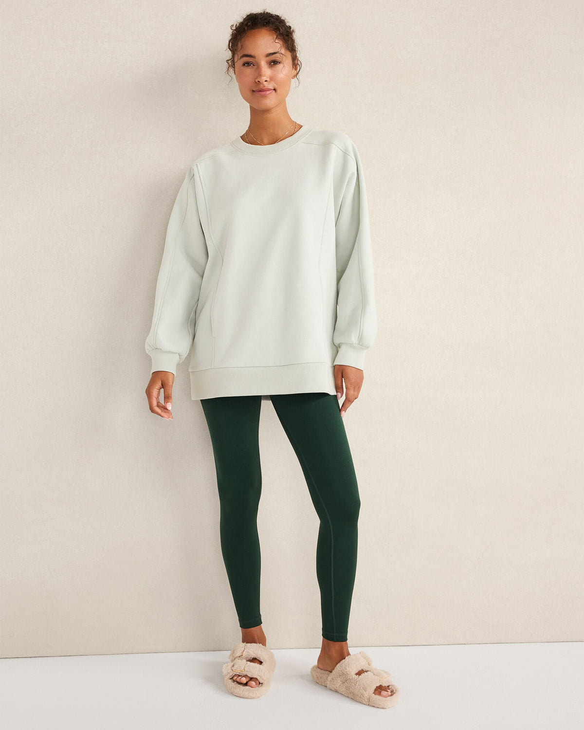 Talbots CLOUD FLEECE CREWNECK SWEATSHIRT