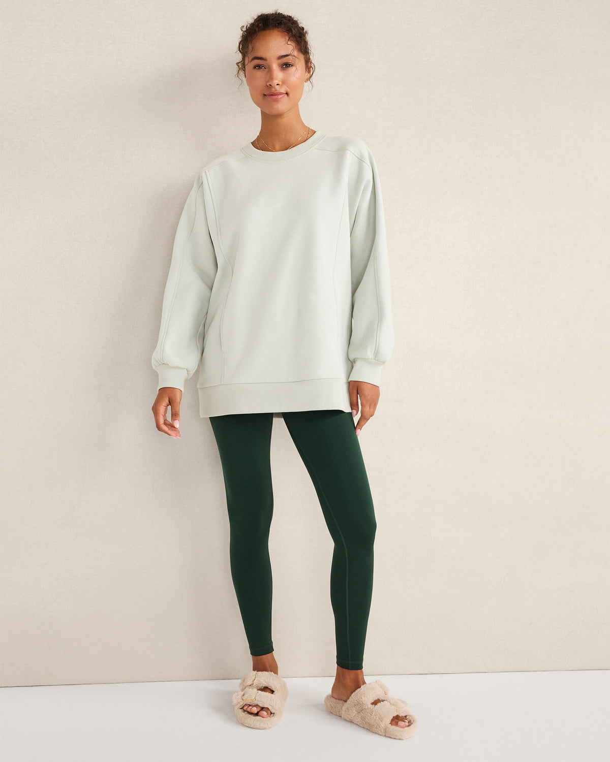 Talbots CLOUD FLEECE CREWNECK SWEATSHIRT