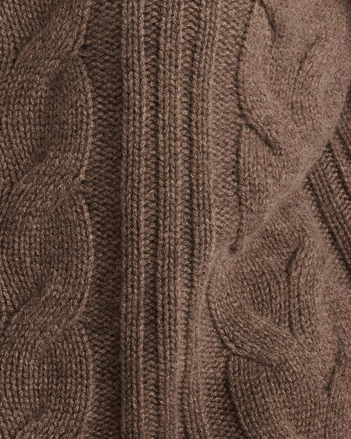 Talbots CASHMERE CABLE MOCKNECK SWEATER