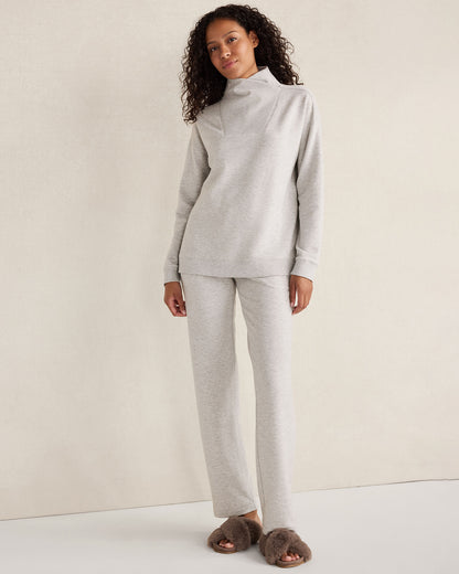 Talbots FLEECE STRAIGHT LEG PANTS