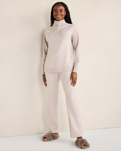 Talbots FLEECE STRAIGHT LEG PANTS