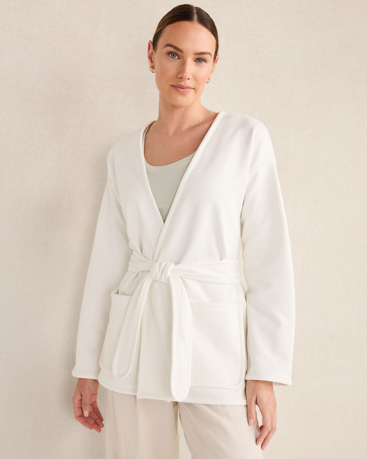 Talbots SOFT-BRUSHED FLEECE WRAP