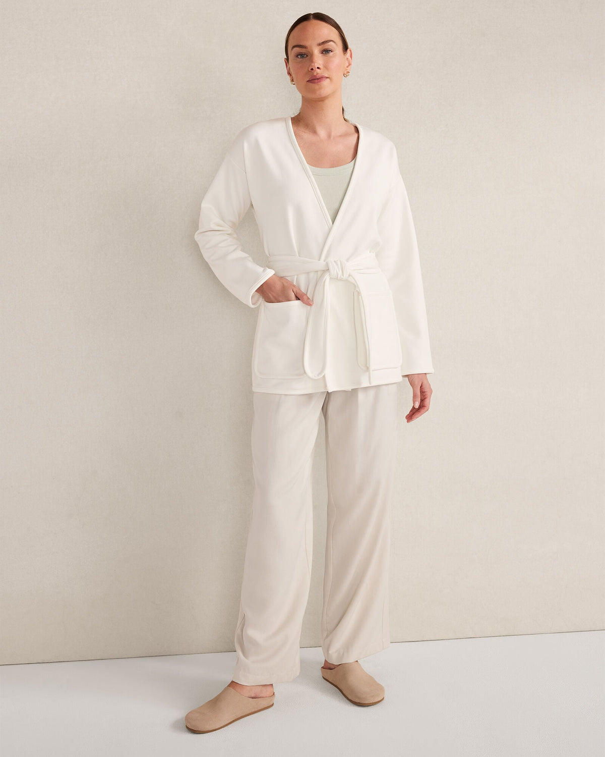 Talbots SOFT-BRUSHED FLEECE WRAP