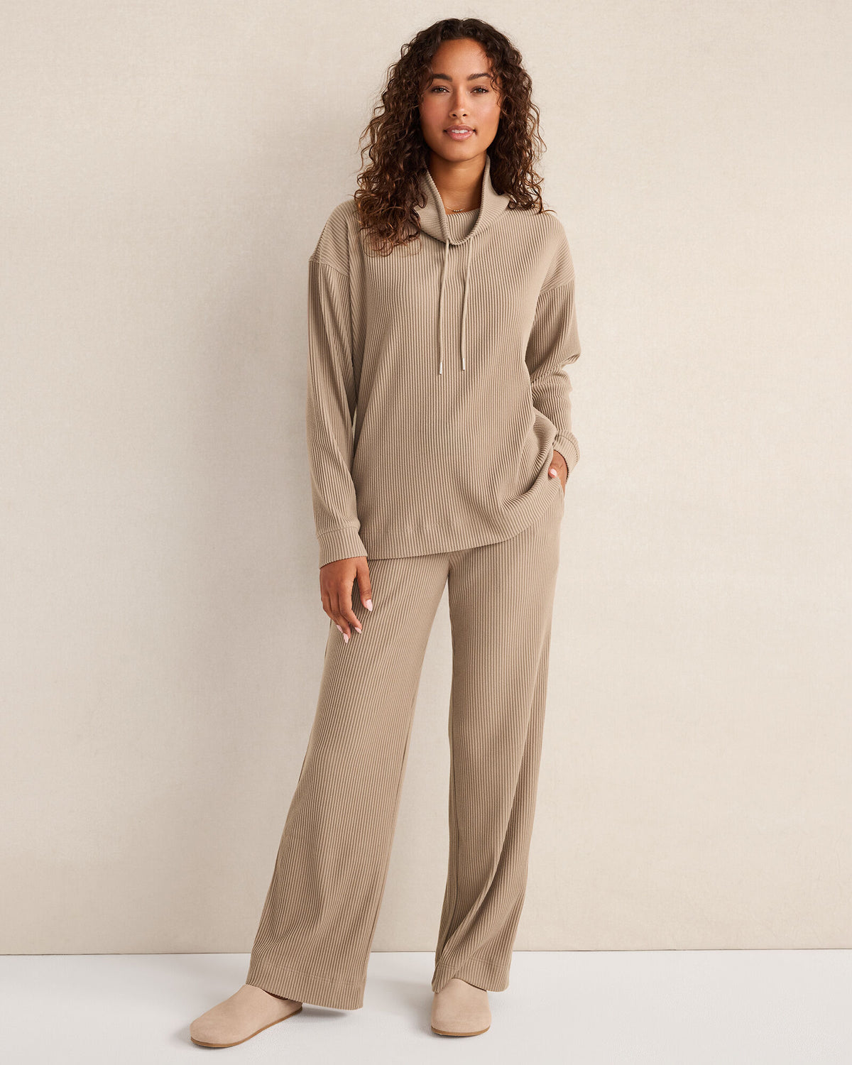 Talbots OTTOMAN RIB STRAIGHT LEG PANTS