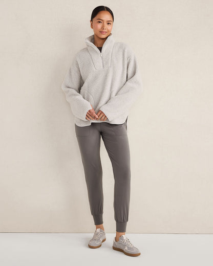 Talbots SHERPA HALF-ZIP MOCKNECK PULLOVER