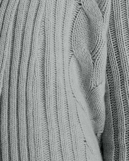 Talbots CASHMERE CABLE OPEN FRONT CARDIGAN