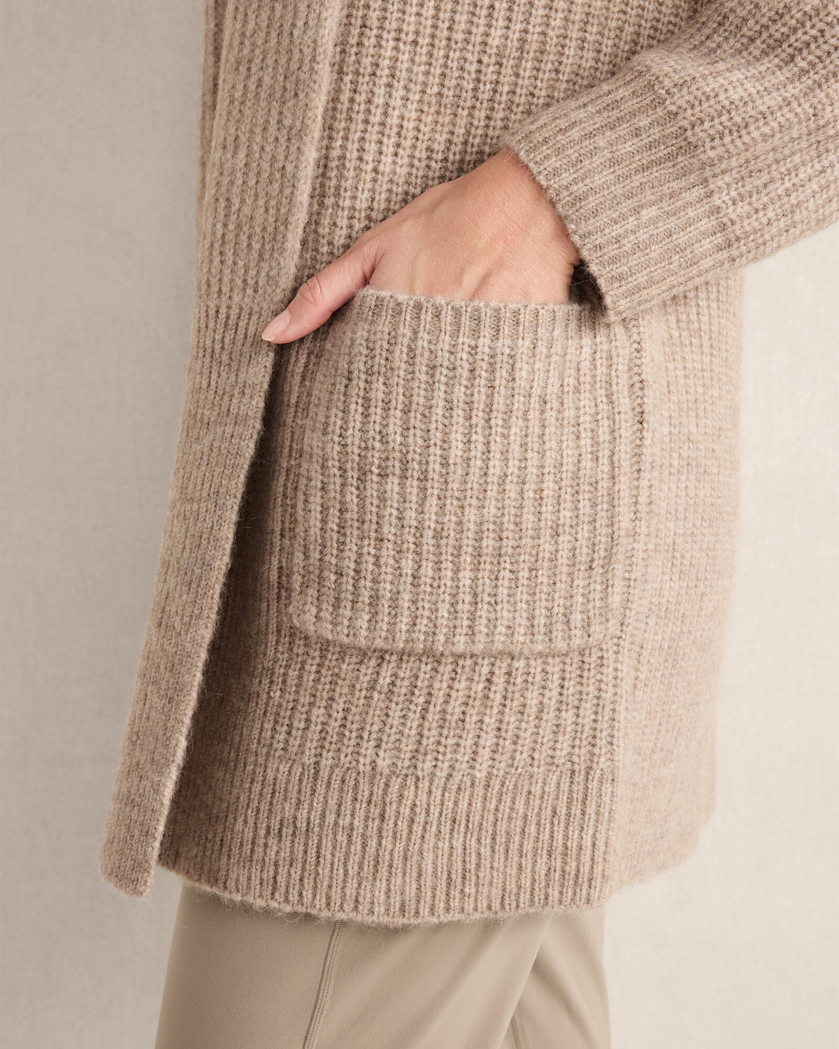 Talbots LOFTY KNIT SHAWL COLLAR CARDIGAN