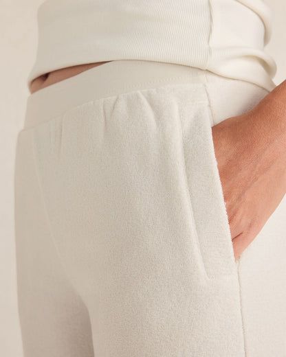 Talbots BRUSHED TERRY WIDE LEG PANTS