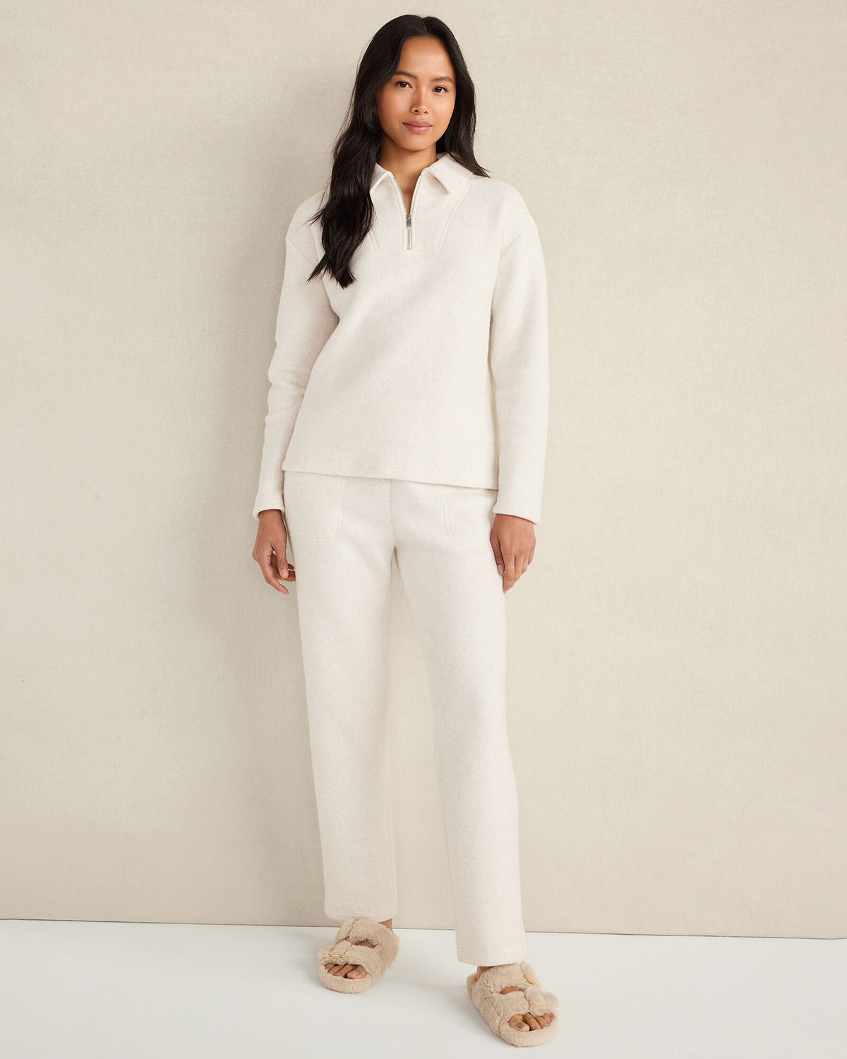 Talbots COMFORT FLEECE TAPERED PANTS