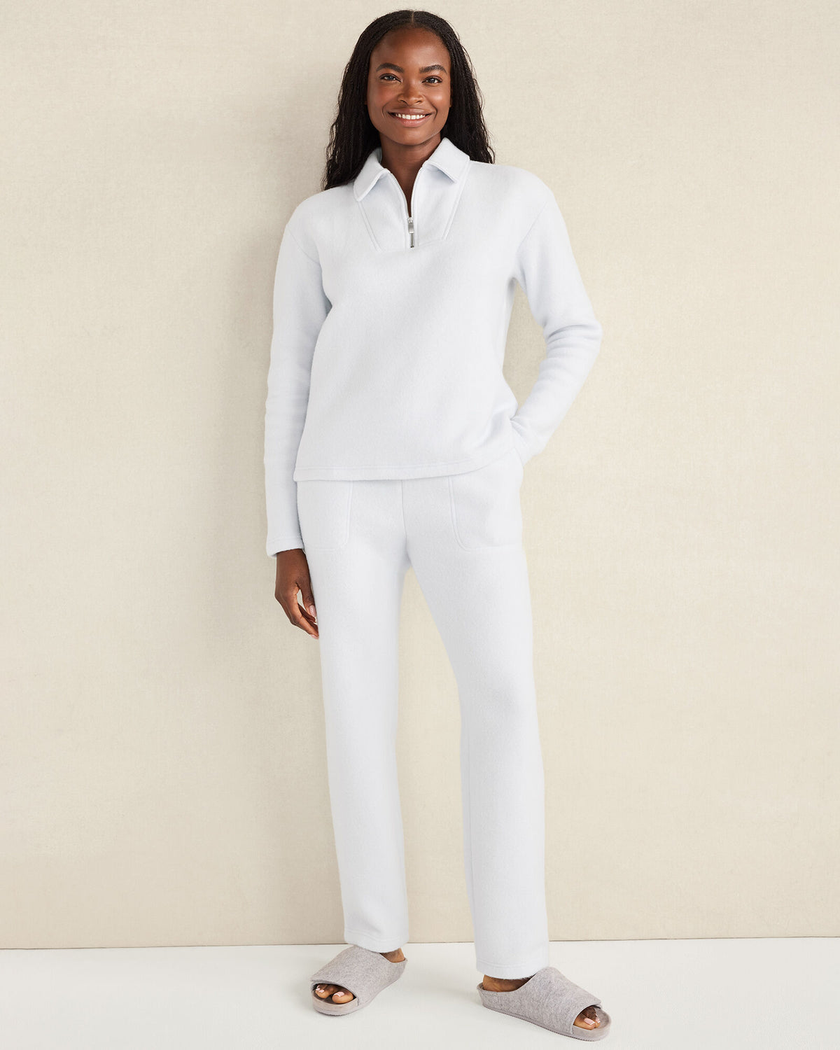 Talbots COMFORT FLEECE TAPERED PANTS