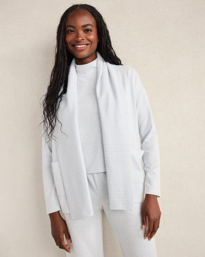 Talbots COZY KNIT OPEN FRONT CARDIGAN