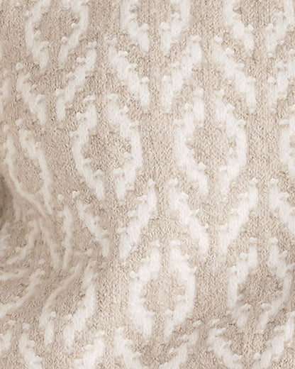 Talbots ORGANIC COTTON BLEND DIAMOND STITCH SWEATER