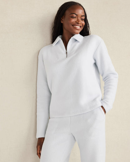 Talbots COMFORT FLEECE QUARTER-ZIP PULLOVER