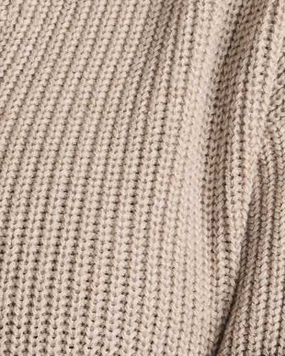 Talbots ORGANIC COTTON CASHMERE SHAKER STITCH HOODIE