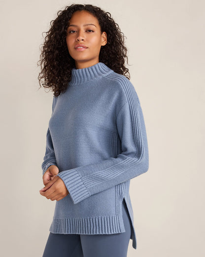 Talbots COTTON BLEND MOCKNECK SWEATER