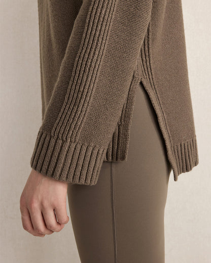 Talbots COTTON BLEND MOCKNECK SWEATER