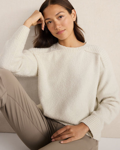 Talbots BOUCLE CREWNECK SWEATER