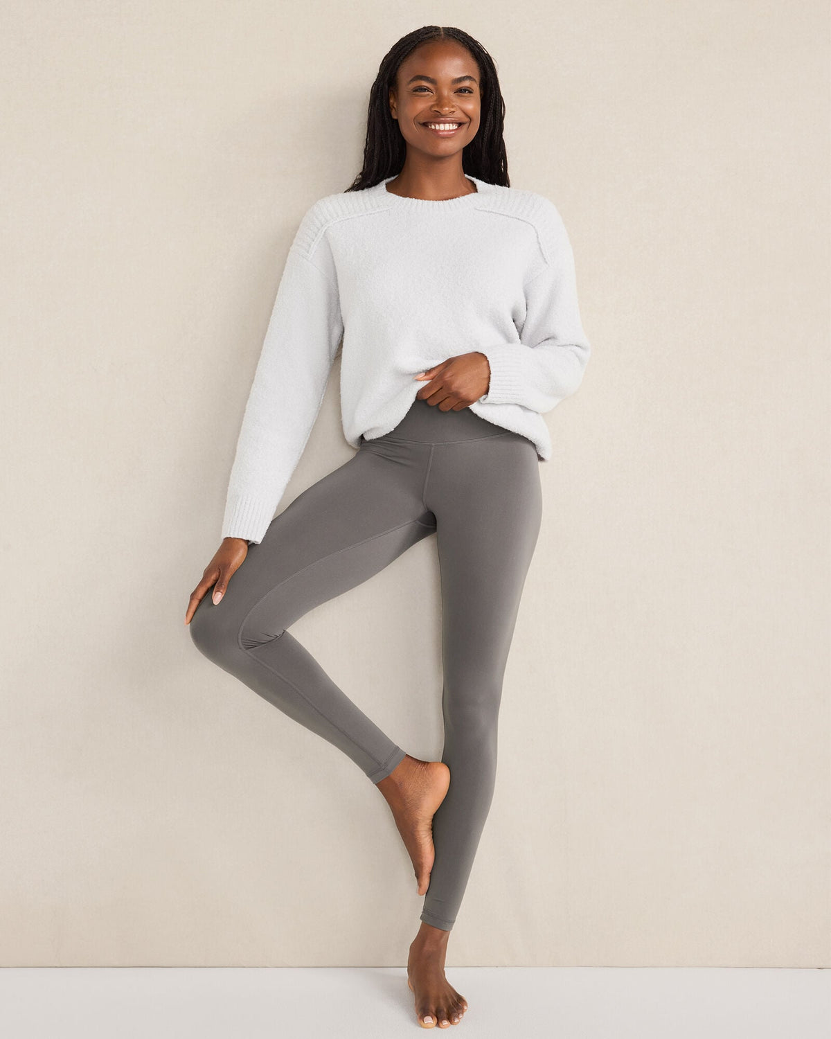 Talbots BOUCLE CREWNECK SWEATER