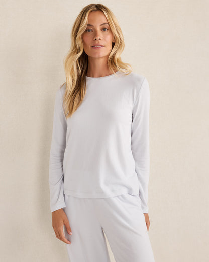 Talbots COTTON MODAL BRUSHED JERSEY CREWNECK