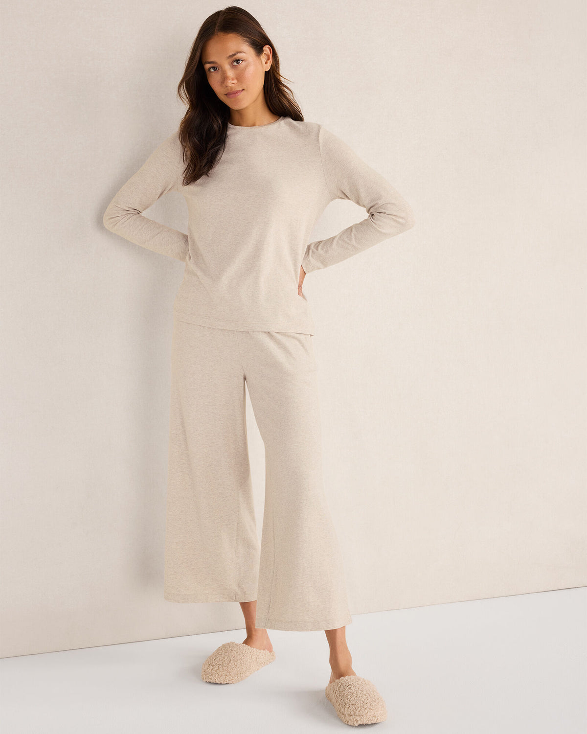 Talbots COTTON MODAL BRUSHED JERSEY CREWNECK