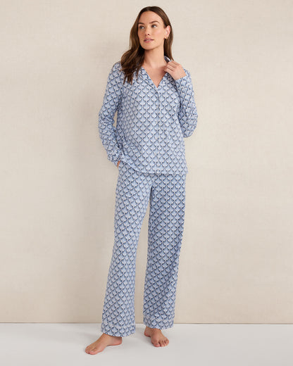 Talbots ORGANIC COTTON JERSEY SEASHELL SLEEP SET