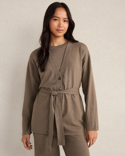 Talbots RELAXED JERSEY CARDIGAN