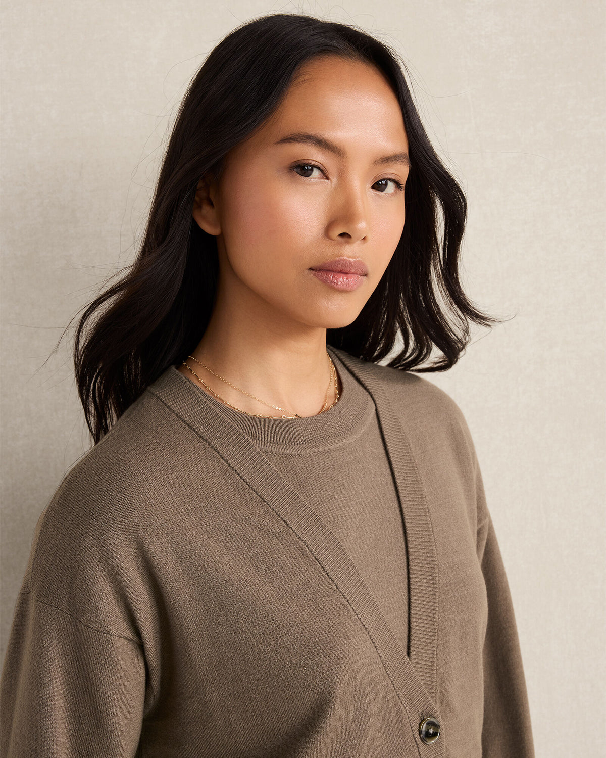 Talbots RELAXED JERSEY CARDIGAN