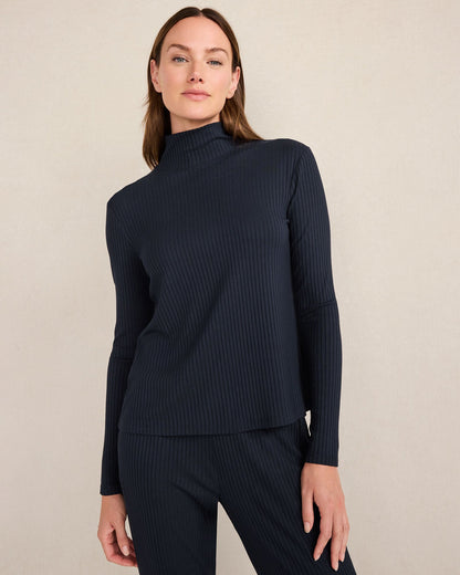 Talbots DRAPEY RIB KNIT TURTLENECK