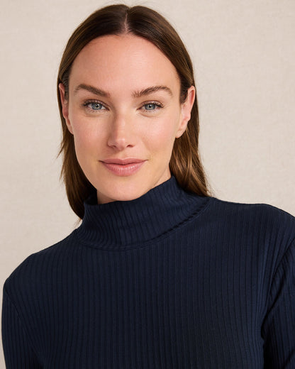 Talbots DRAPEY RIB KNIT TURTLENECK