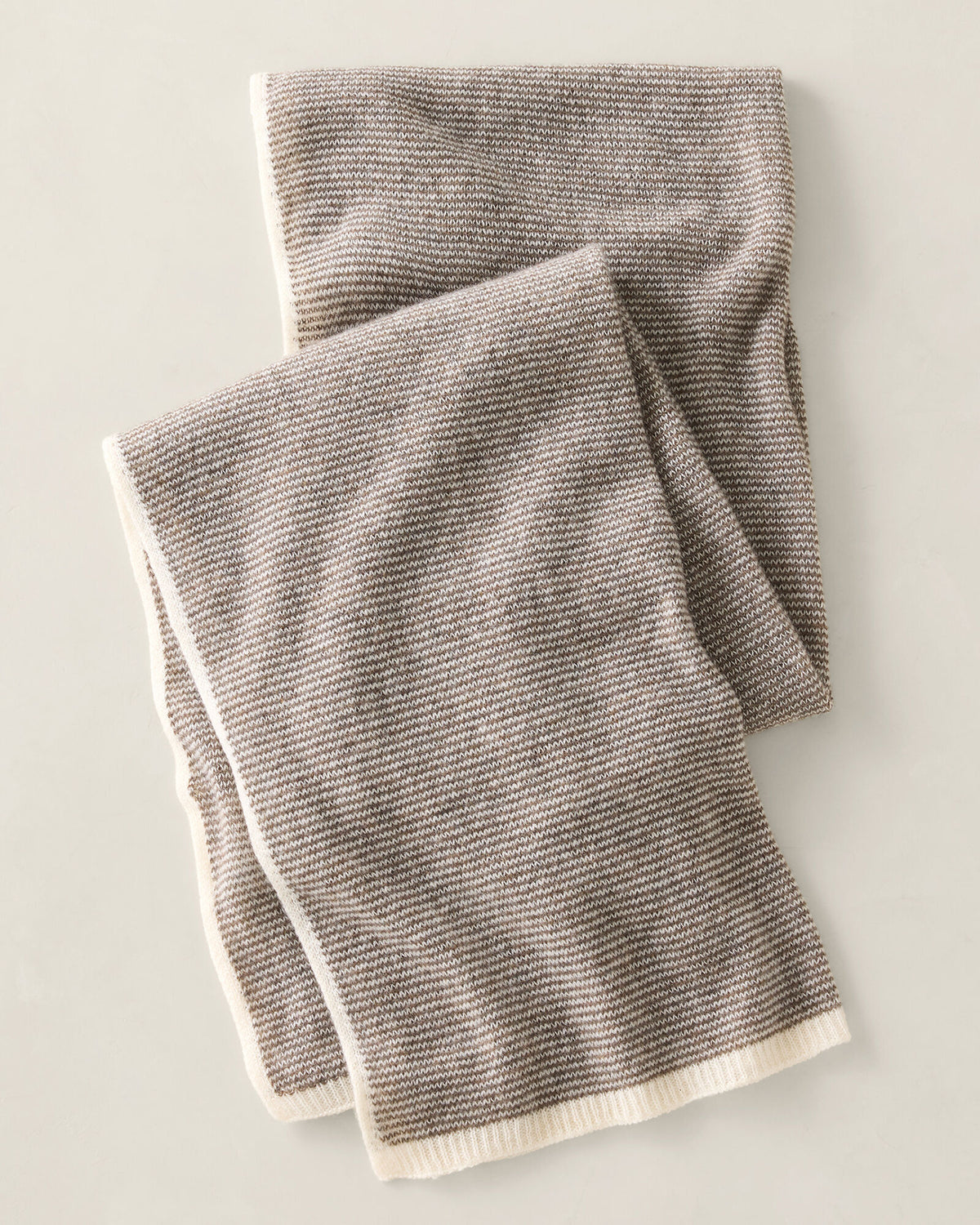 Talbots FEATHERWEIGHT CASHMERE STRIPED SCARF