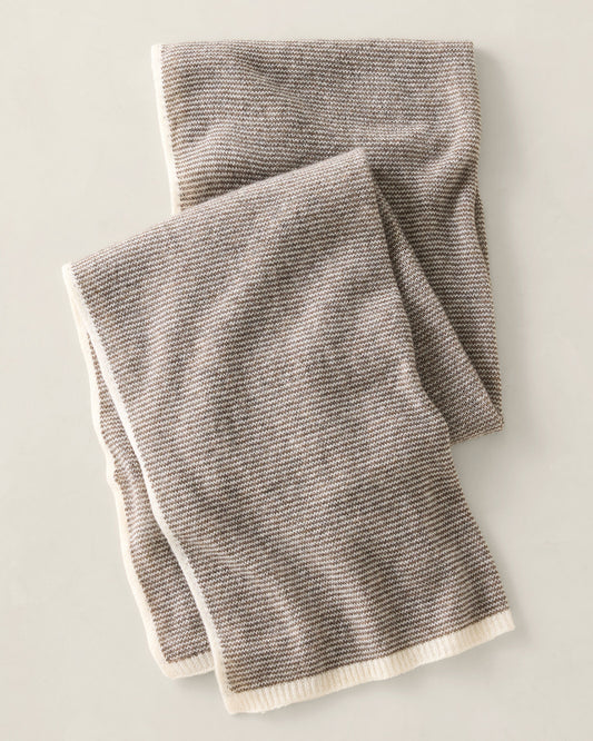 Talbots FEATHERWEIGHT CASHMERE STRIPED SCARF