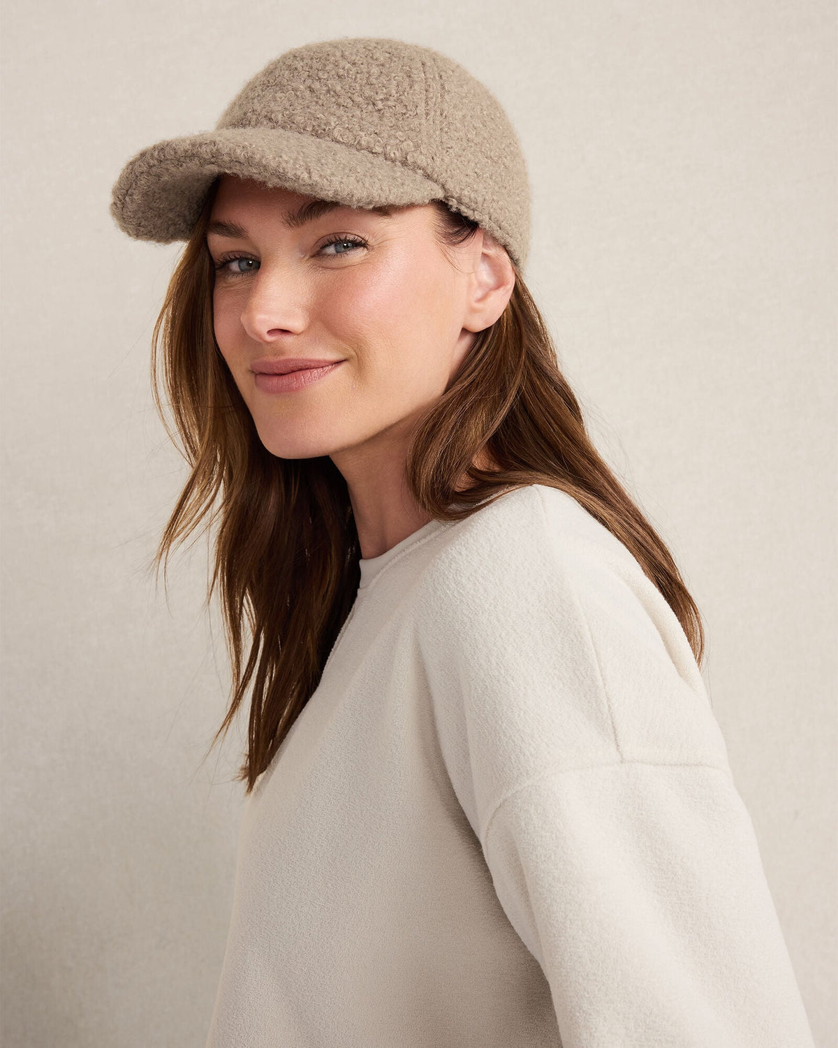 Talbots BOUCLE BASEBALL CAP
