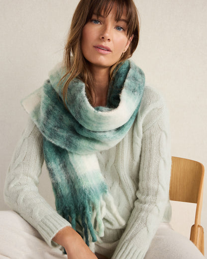 Talbots OVERSIZED PLAID SCARF