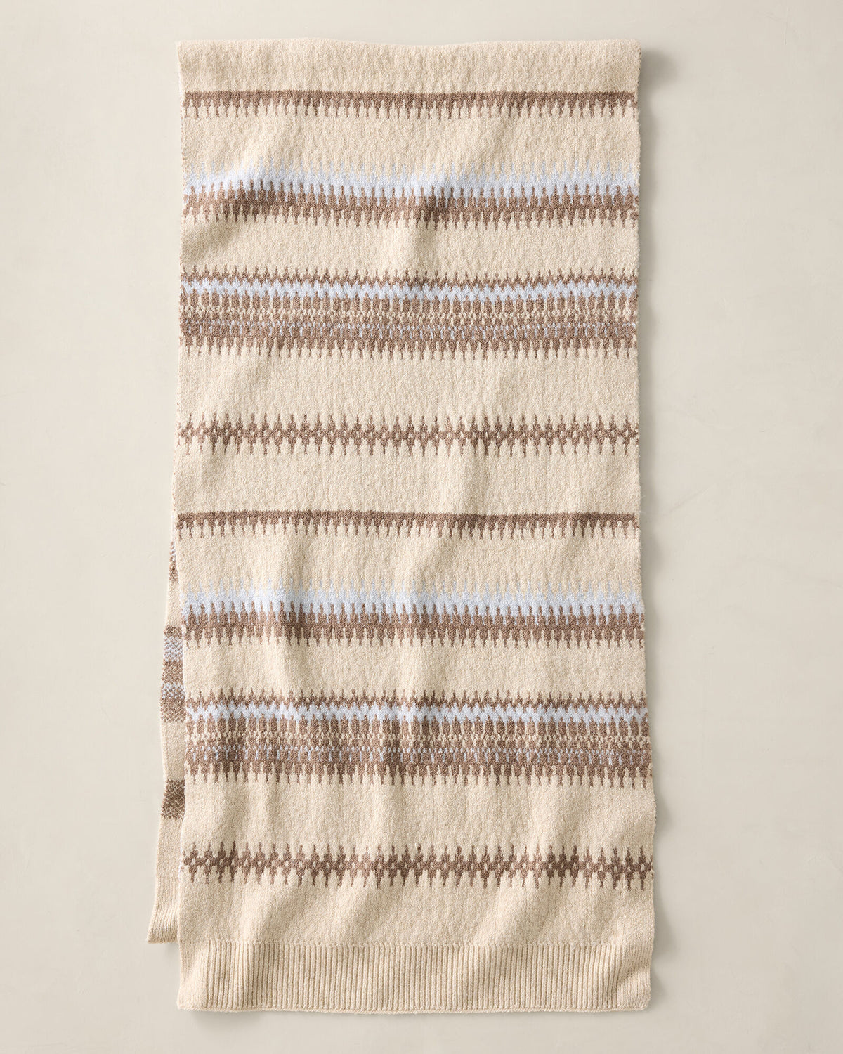 Talbots ORGANIC COTTON BLEND FAIR ISLE SCARF
