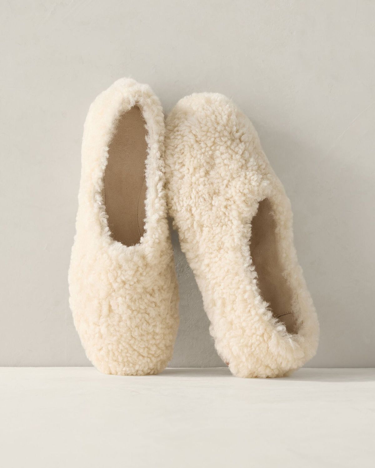 Talbots SHEARLING AND SUEDE SLIPPERS
