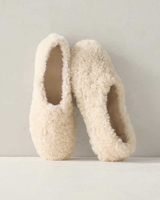Talbots SHEARLING AND SUEDE SLIPPERS