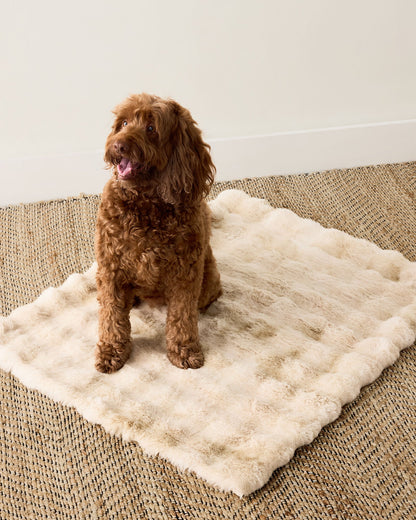 Talbots FAUX FUR PET THROW BLANKET