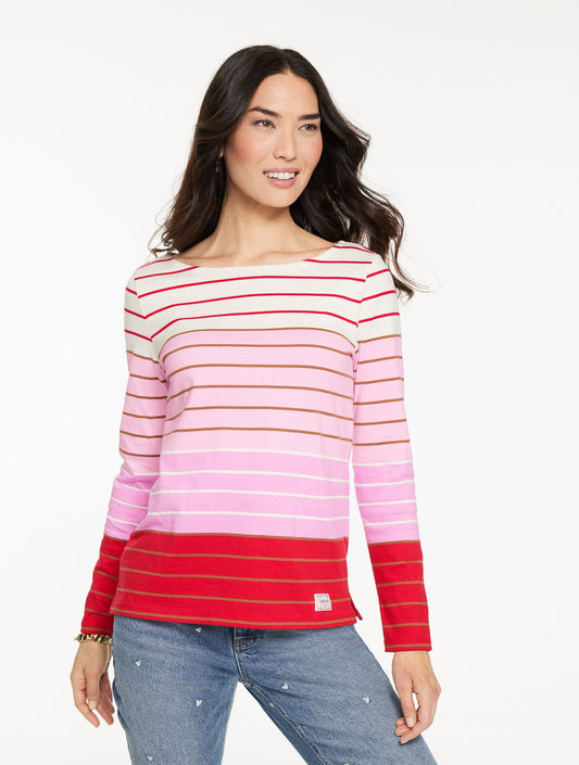 Talbots AUTHENTIC TALBOTS TEE - ISABEL STRIPE