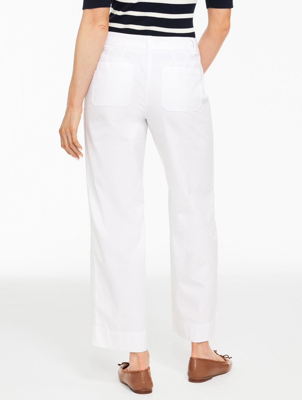 Talbots WIDE ANKLE HERITAGE TWILL PANTS