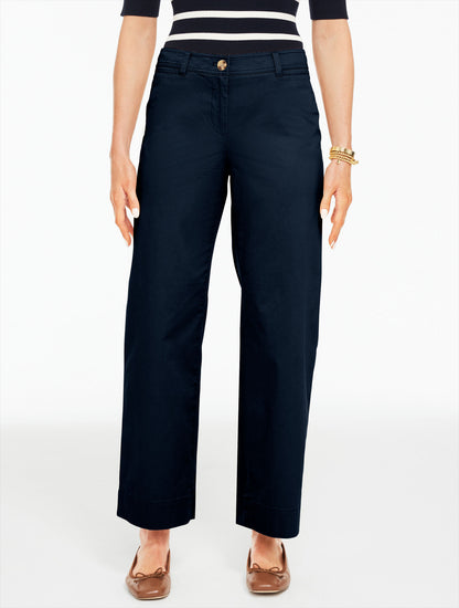 Talbots WIDE ANKLE HERITAGE TWILL PANTS
