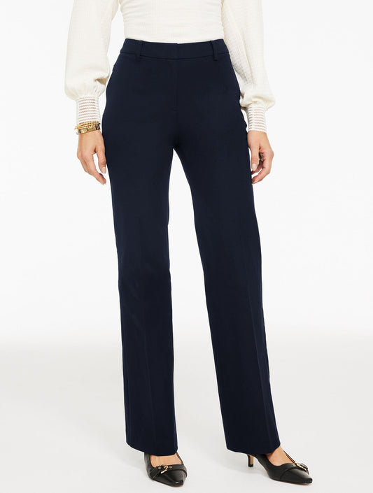 Talbots RELAXED BOOTCUT COTTON BI-STRETCH PANTS