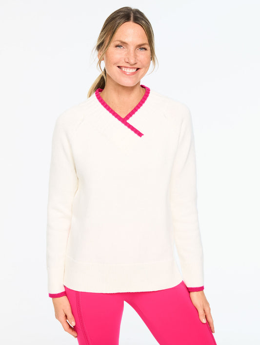 Talbots V-NECK TUNIC SWEATER