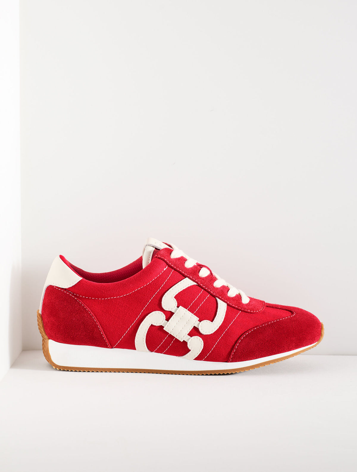 Talbots ALEX STATUS HERRINGBONE SUEDE SNEAKERS