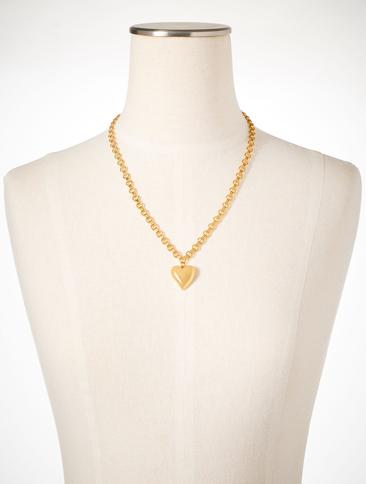 Talbots SOFT HEART PENDANT NECKLACE