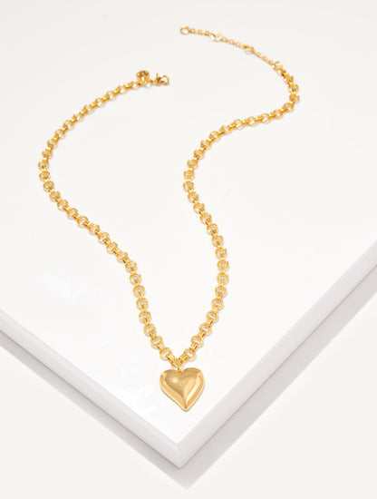 Talbots SOFT HEART PENDANT NECKLACE
