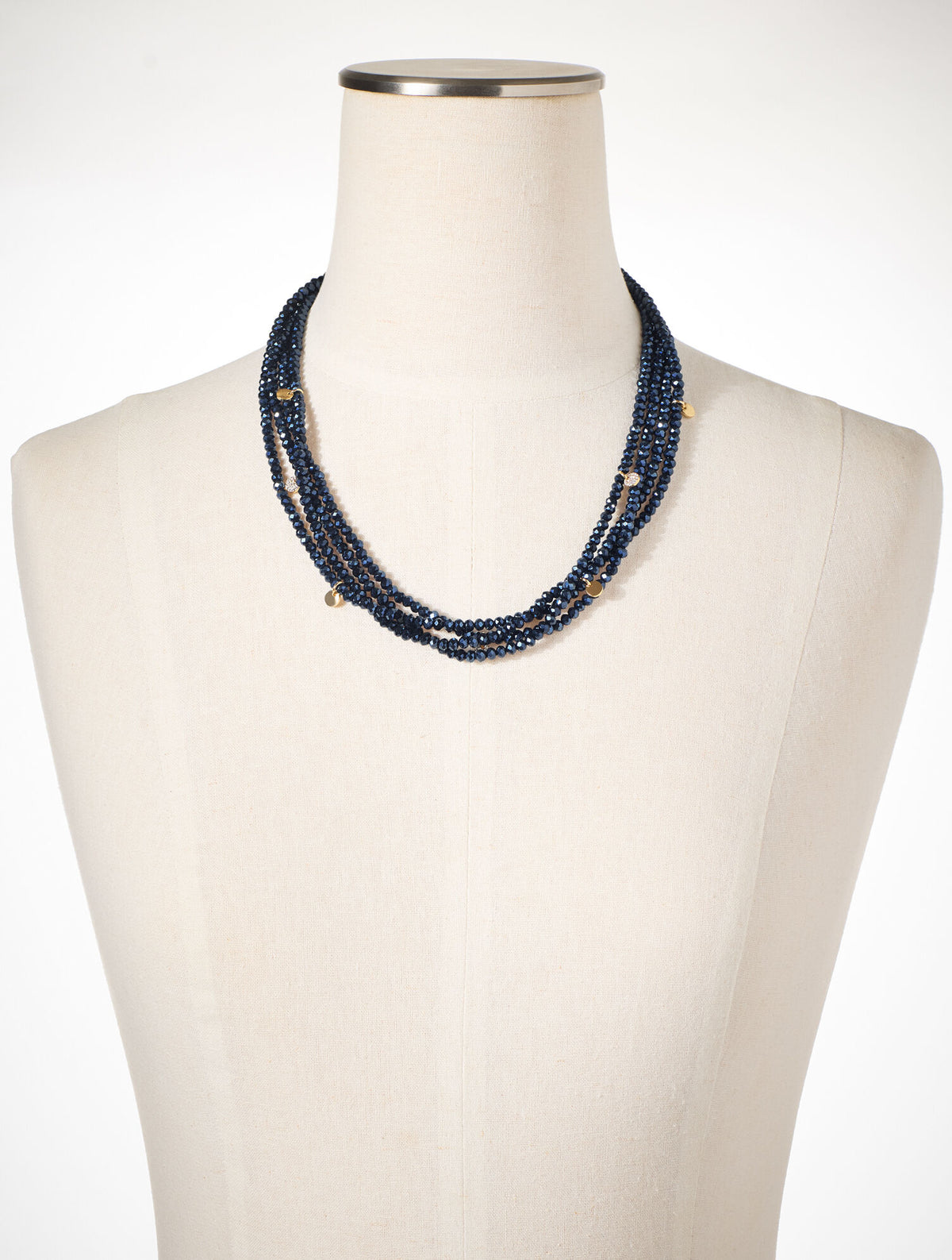 Talbots ADARA BEADED LAYER NECKLACE