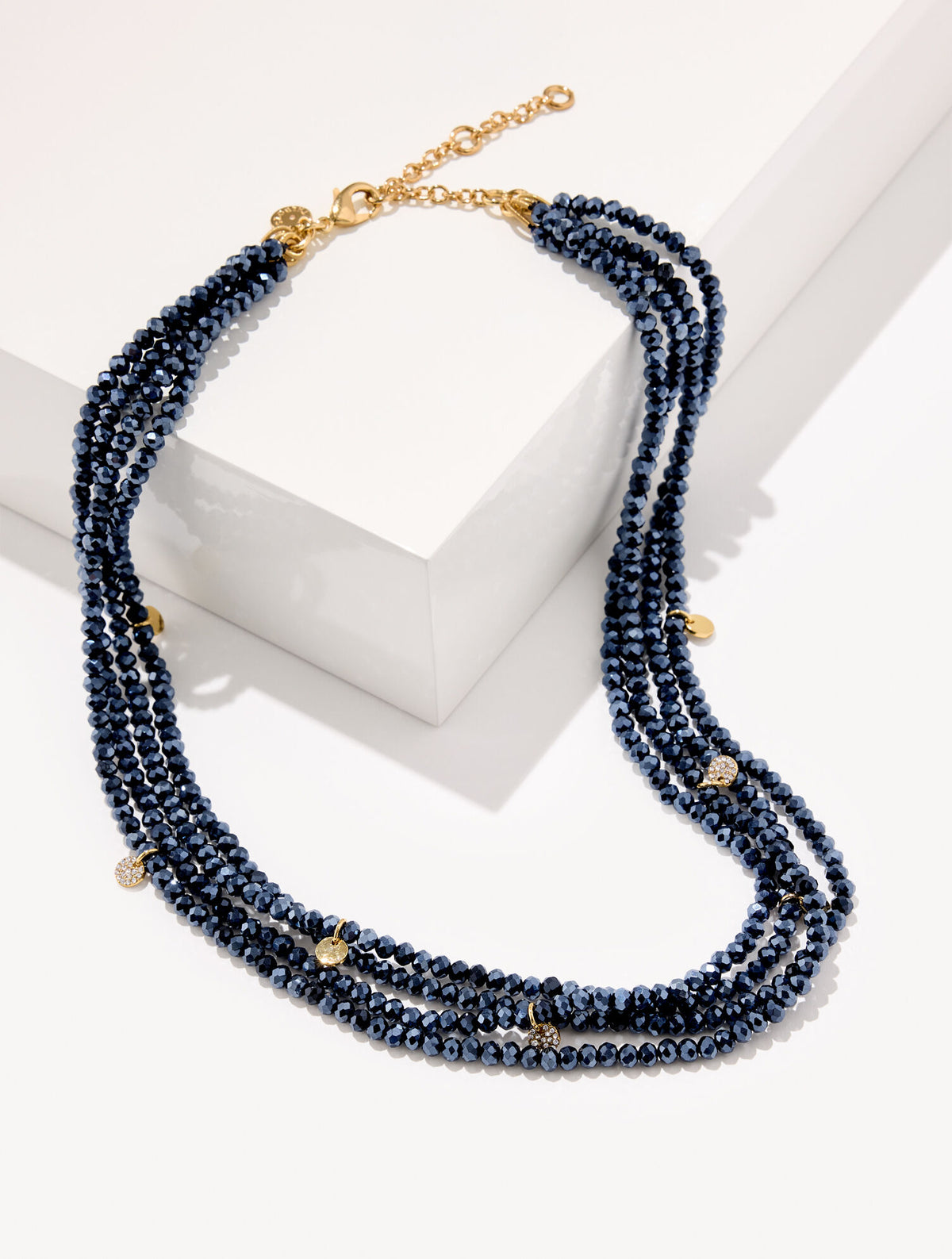 Talbots ADARA BEADED LAYER NECKLACE
