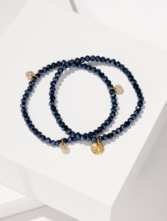 Talbots ADARA BEADED STRETCH BRACELET SET