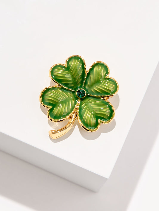 Talbots VINTAGE ENAMEL CLOVER BROOCH