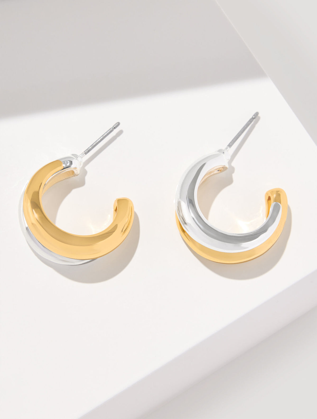 Talbots ROPE SWIRL HOOP EARRINGS